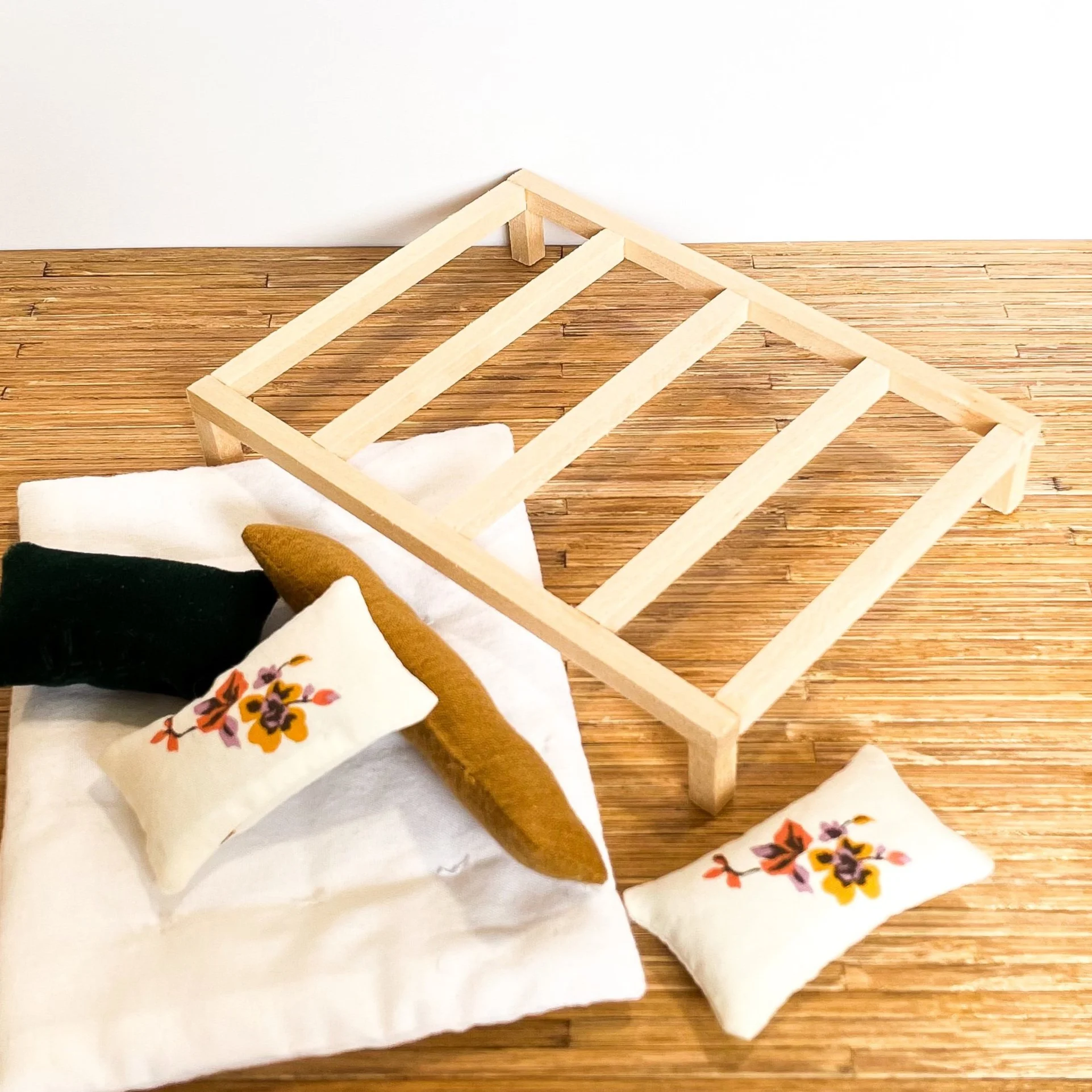 Dollhouse Bed DIY Upholstered Headboards Martin Goes Mini